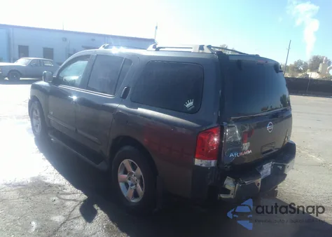 2007 Nissan Armada Se из США, поврежденный, VIN 5N1BA08C77N714088